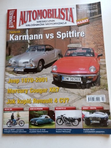 AUTOMOBILISTA 118 POJEDYNEK KARMAN VS SPITFIRE