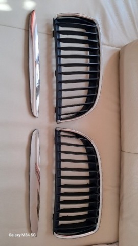 BMW E91, E90 РЕШІТКИ I BREWKI КОМПЛЕКТ 4 SZT. ORYGINAL, ПЕРЕД РЕСТАЙЛ 04-07R 