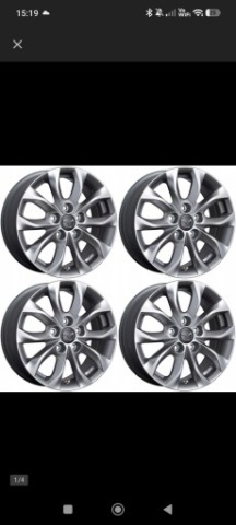 КОМПЛЕКТ ДИСКІВ MAZDA АЛЮМІНІЄВІ 16 ДЮЙМИ BJD9V3810 НОВЕ НЕ ВЖИВАНІ ІДЕАЛЬНЕ 