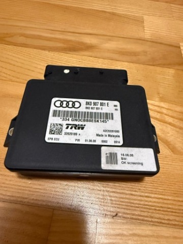 AUDI A4 B8 8K A5 8T Q5 МОДУЛЬ УПРАВЛІННЯ ГАЛЬМА РУЧНОГО 8K0907801E 