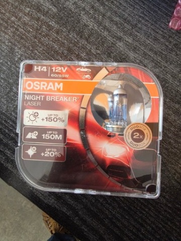 ЛАМПОЧКИ АВТОМОБІЛЬНИЙ H4 OSRAM NIGHT 