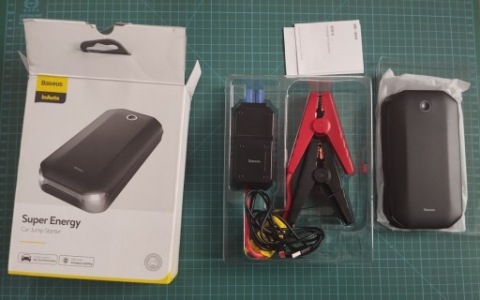 BASEUS 800A 29,6WH B.4L D.2.5L POWER BANK JUMP СТАРТЕР ПУСК BOOSTER 