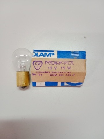 LUZ BA15S 12V 15W  