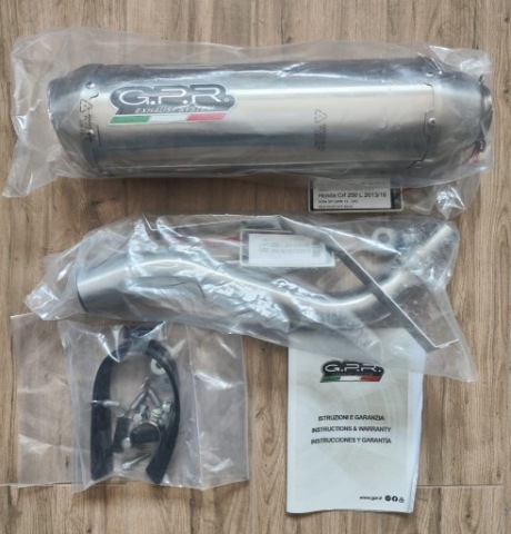 ГЛУШНИК GPR CRF 250L 2013/16 2.3KG УПРАВЛІННЯ ДОРОЖНЯ СИСТЕМА ВИПУСКНИЙ 
