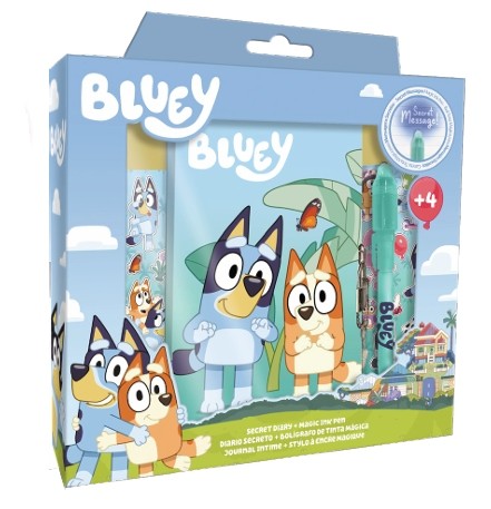 Sekretny pamiętnik z magicznym długopisem Bluey Licencja