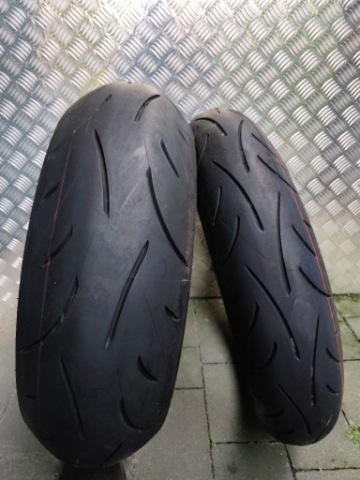 КОМПЛЕКТ ШИН DUNLOP SPORTMAX D214 120/70ZR17 I 180/55ZR17 ДУЖЕ В ХОРОШОМУ СТАНІ 