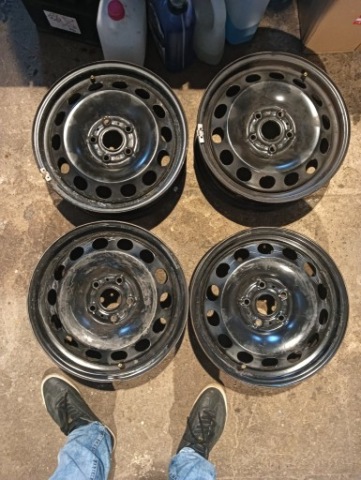 ДИСКИ СТАЛЬ ОРИГІНАЛ VOLKSWAGEN 6JX16 H2 ET43 5X112 