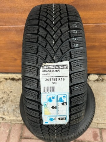 ШИНА ЗИМНЯЯ BRIDGESTONE BLIZZAK LM005 205/55/16 91H 