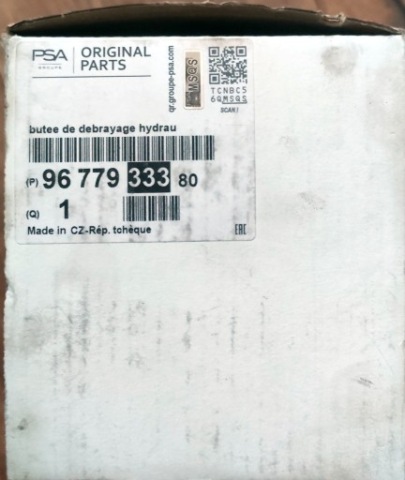 9677933380 ВИЖИМНИЙ ПІДШИПНИК OE PEUGEOT /CITROEN 