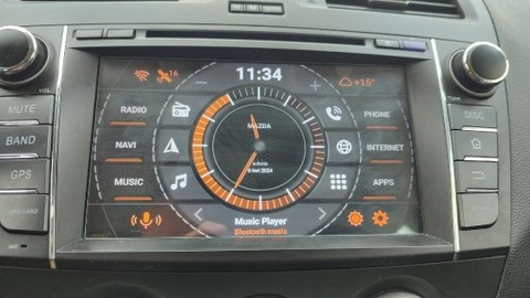 MAZDA 5 7 OSOB. ANDROID ACONDICIONADOR 2 JUEGO RUEDAS ZADBANA !  