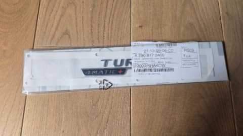 ЕМБЛЕМА CLA W118 X118 45S ТУРБО 4MATIC+ КРИЛО ПРАВИЙ A2908172400 