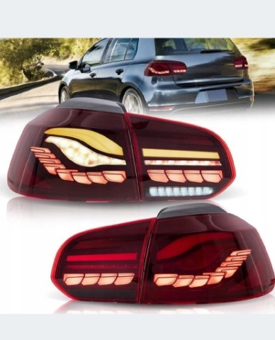 ФАРИ ЗАДНІ КОМПЛЕКТ ПОВНИЙ LED (СВІТЛОДІОД) NEON OLED (СВІТЛОДІОД) ТЮНІНГ VW GOLF VI 6 5K0 2008-2013 