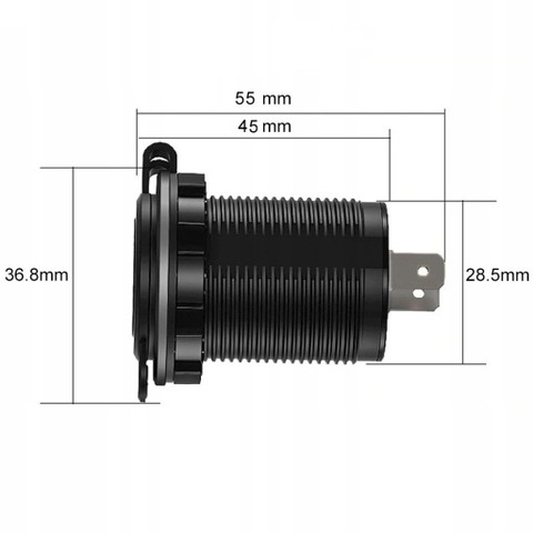 РАЗЪЕМ ПРИКУРИВАТЕЛ 12V 24V 20A WODOODPORNE фото