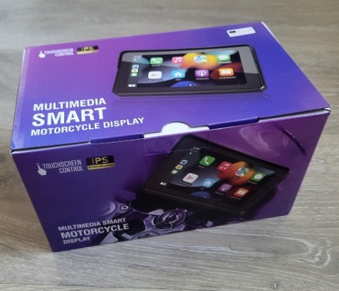 5 ДЮЙМОВА НАВІГАЦІЯ MOTOCYKLOWA. БЕЗПРОВОДНІ APPLE CARPLAY ANDROID IPX7 