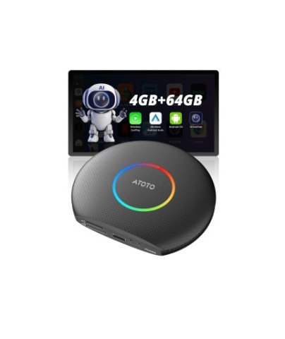 ATOTO CARPLAY AI CAR БАГАЖНИК БЕЗПРОВІДНИЙ ANDROID АВТО 4G LTE 64GB GPS WIFI 