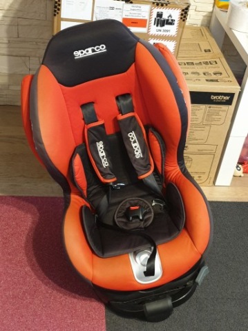 КРІСЛО SAMOCHODWY SPARCO 9-18 KG Z ISOFIX 