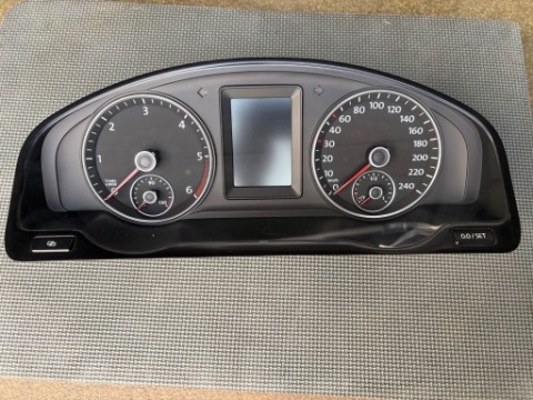 VW T5 РЕСТАЙЛ ПРИБОРНА ПАНЕЛЬ КОМПЛЕКТНИЙ FIS 7E0920870A 
