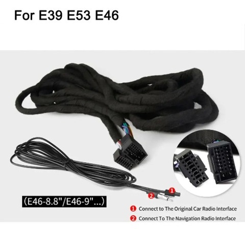 CABLE 6M CABLE PARA RADIO ANDROID BMW E46 E39 E53  