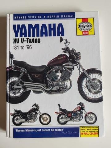 КНИЖКА СЕРВІСНА YAMAHA XV (VIRAGO) V TWINS 81-96 РІК 