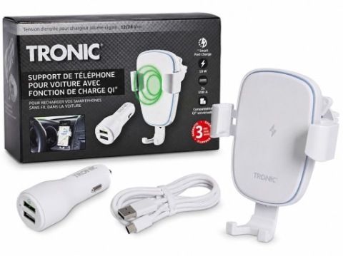 TRONIC – КРІПЛЕННЯ АВТО DO ТЕЛЕФОНУ Z LADOWANIEM INDUKCYJNYM QI 10W – 