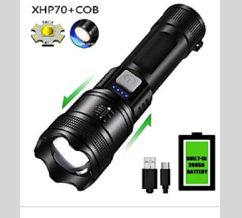 ЛІХТАРИК LED (СВІТЛОДІОД) ДІОДА P70 !!! ДУЖЕ ПОТУЖНА !!! ПРОТИВОТУМАННА MILITARNY KEMPINGAS LAS 