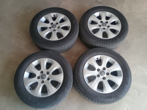 ДИСКИ 16 OPEL, 5X115, CONTINENTAL 215 60 
