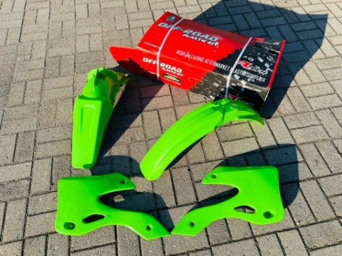 KAWASAKI KX 125 250 1999 2000 2001 ВІТРОВИКИ ПЛАСТИКИ 99-01 RACETECH КРИЛО 