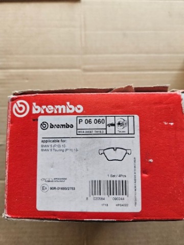 КОЛОДКИ ПЕРІД BREMBO P06 060 BMW F10, F11 