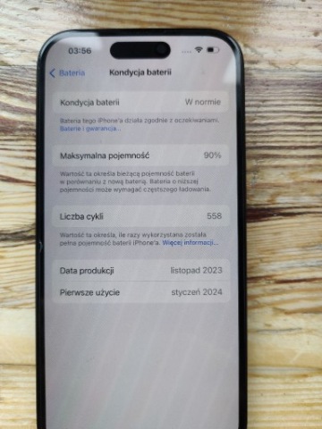 IPhone 15 128GB czarny