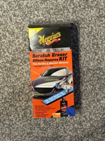 MEGUIAR'S QUIK SCRATCH ERASER SET DO MIEJSCOWEGO USUWANIA DEFEKTOW VARNISH 