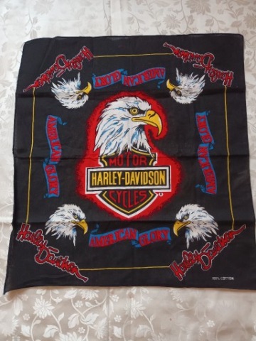 (UNIKAT)Orzeł chustka Harley Davidson Motor.Ulica.Droga.Klasyka.UNISEX 2025