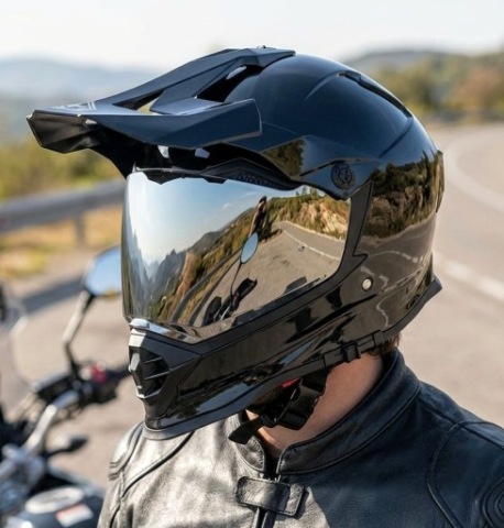 ШЛЕМ HALO KNIGHT ASSAULT ЧЕРНЫЙ PEARL AVIATOR HELMET LENS ХРОМ ЧИСТЫЙ L XL 