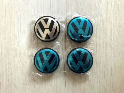 НОВЕ КОВПАЧКИ DO ДИСКІВ KAPSELKI ЗАГЛУШКИ 4X 65MM VOLKSWAGEN VW! 