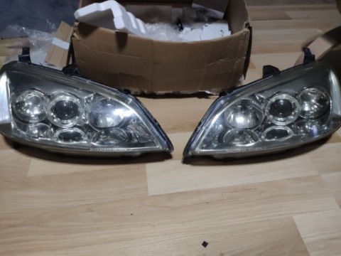 РЕШІТКИ ФАРИ CIVIC VII КУПЕ EM2 LED (СВІТЛОДІОД) 
