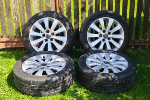ТИТАНОВІ ДИСКИ 17 OPEL 5X115 + ШИНИ ЛІТНІ BRIDGESTONE/CONTINENTAL 