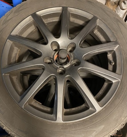 ALLOY WHEELS (TITANIUM) RIAL 17 INTEGRAL + TIRES NOKIA  