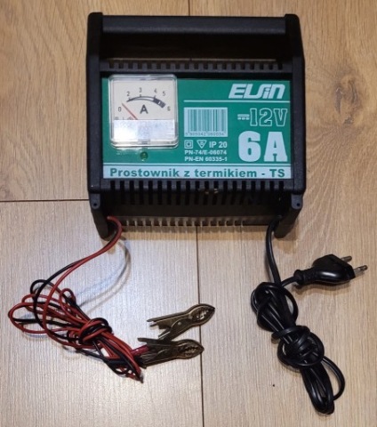 ЗАРЯДНИЙ ПРИСТРІЙ Z TERMIKIEM ELSIN 12V 6A BNW-12/6 