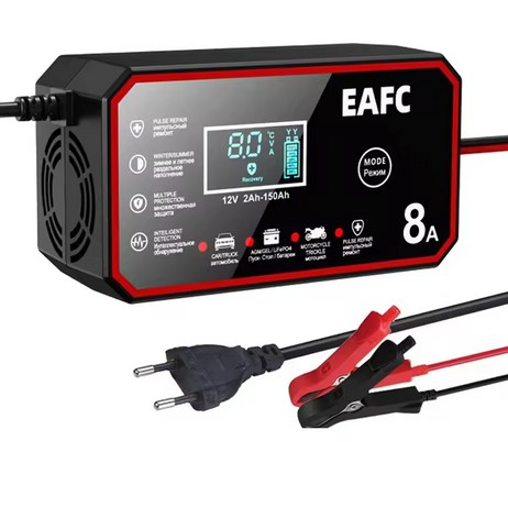 EAFC РОЗУМНА ЗАРЯДНИЙ ПРИСТРІЙ DO AKUMULATOROW 12V 8A 