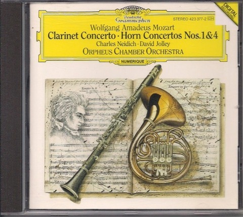 Mozart - Clarinet Concerto, Horn Concertos 