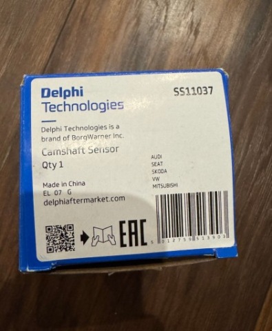 DELPHI SS11037 ДАТЧИК ПОЛОЖЕННЯ ВАЛИК РОСПОДІЛЬНИКА 
