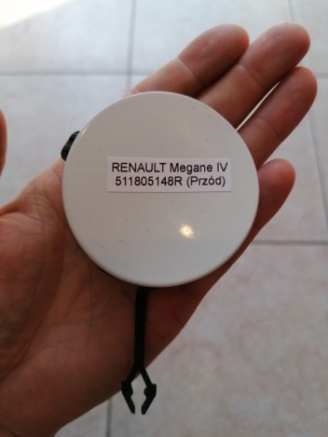 RENAULT MEGANE IV | ЗАГЛУШКА ФАРКОПУ БАМПЕРА ПЕРІД ПЕРЕДНЯ 511805148R 