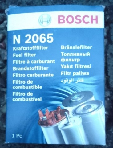 ФІЛЬТР ПАЛИВА BOSCH F026402065 
