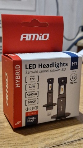 ЛАМПОЧКИ LED (СВІТЛОДІОД) H1 60W 6000K 5600 LUMENOW НОВЕ 