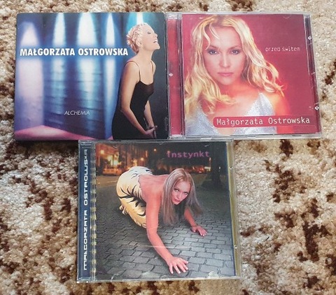 Małgorzata Ostrowska 3 albumy UNIKATY 