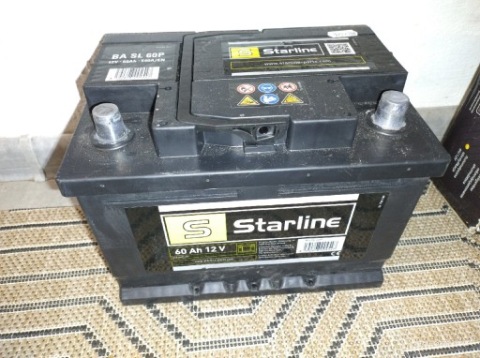 АККУМУЛЯТОР STARLINE BA SL 60P 12V-60AH-540A/EN 