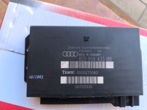 МОДУЛЬ КОМФОРТА AUDI A4 B6 B7 SEAT EXEO 8E0959433BB США 