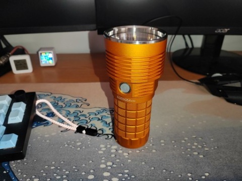 ЛІХТАРИК CONVOY 4X18A 5000 LUMEN USB-C LED (СВІТЛОДІОД) XHP 70.3 HI. НОВА + ЛАНКИ LG 