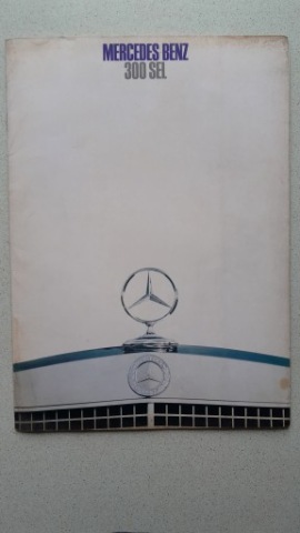 PROSPEKT 1968 MERCEDES БЕНЗИН 300 SEL 