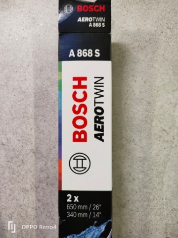 ДВІРНИКИ BOSCH AEROTWIN A 868 S CAPTUR CLIO 