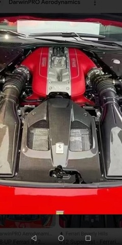 CUBRIR Motor - ferrari 812 Carbon